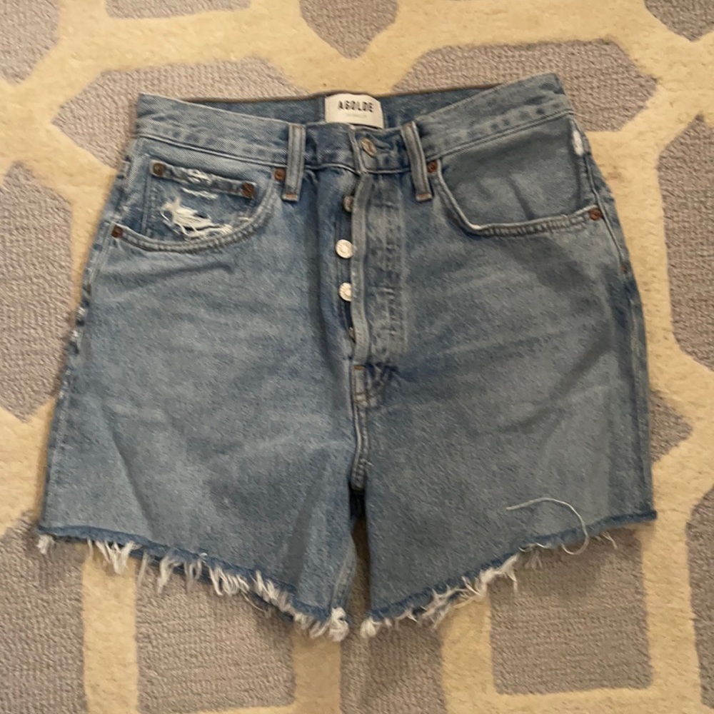 Agolde denim shorts, size 28